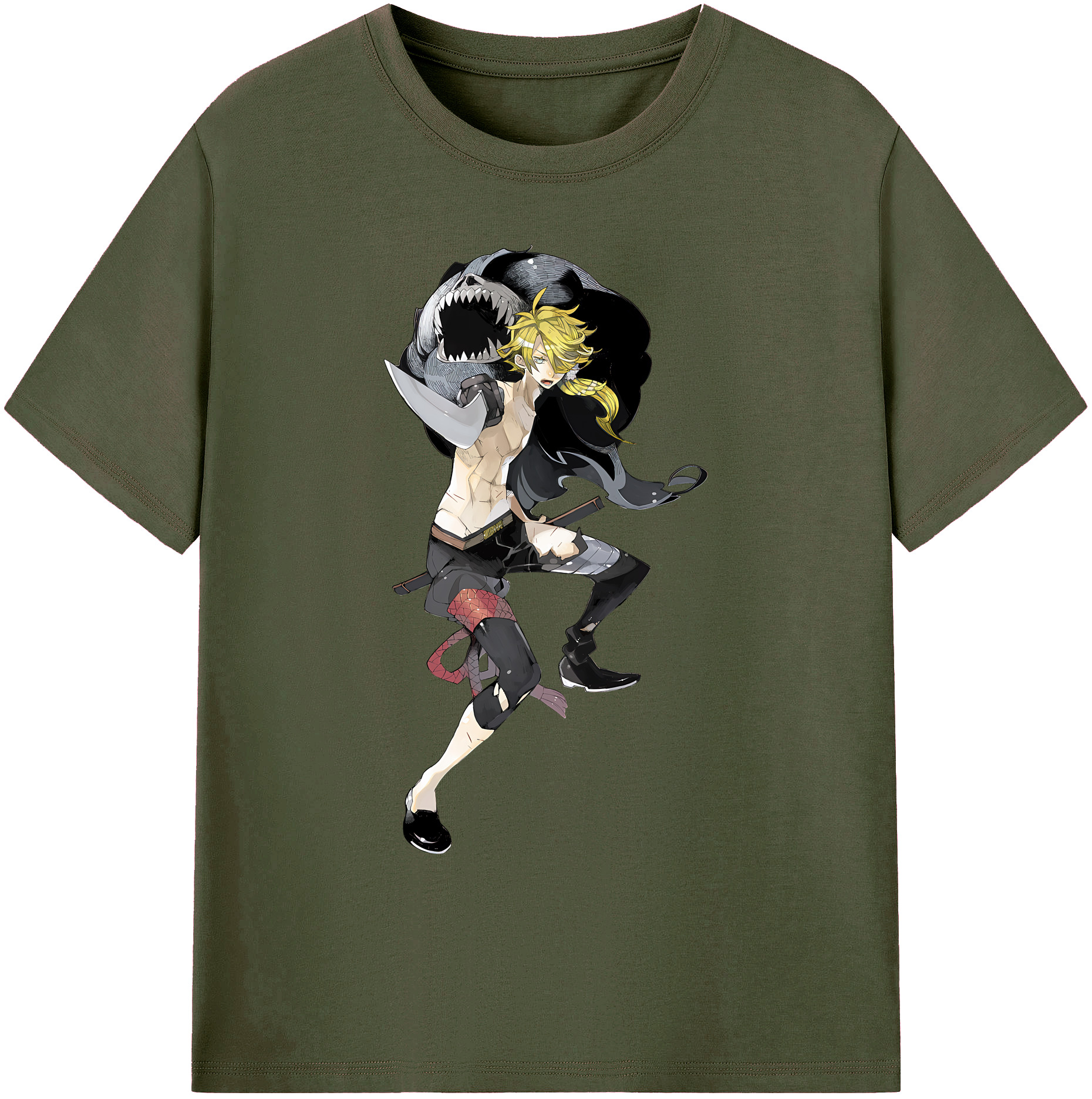 （画像用） 刀剣乱舞 Touken Ranbu 綿100％ メンズ半袖Tシャツ｜肌触りやわらか＆通気性